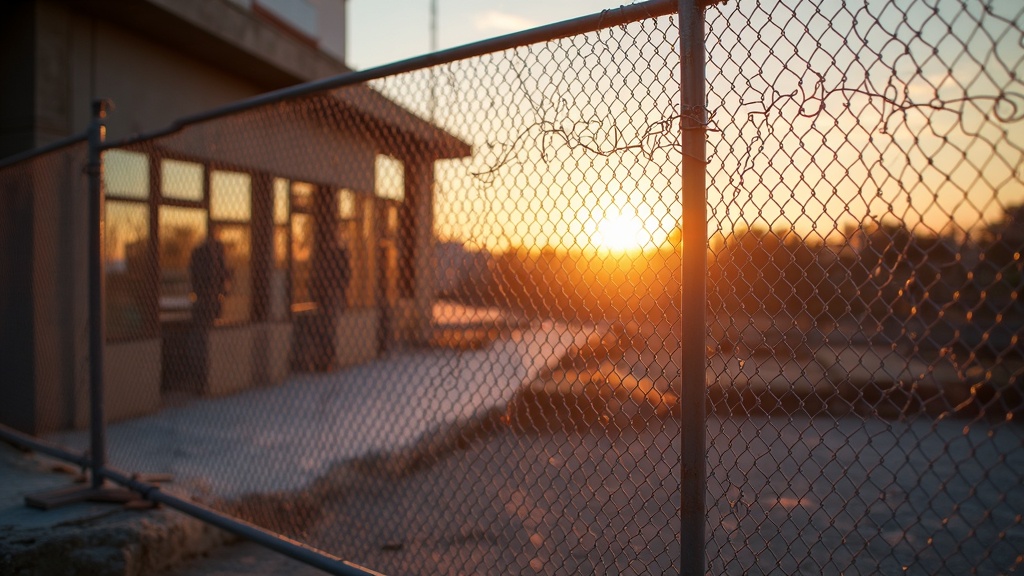 Chain Link Temporary Construction Fence Installation - Professional Chain Link by Fencing & Gates contractors