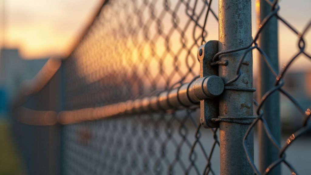 Budget-friendly Chain Link Fence Line Post Detail - Professional Chain Link by Fencing & Gates contractors