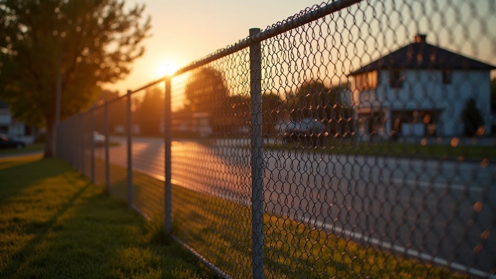 Residential Chain Link Property Line for Retail Properties - Professional Chain Link by Fencing & Gates contractors