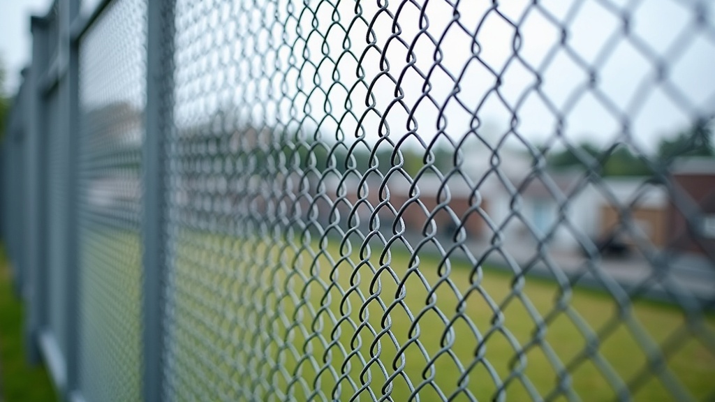 Galvanized Chain Link Fence - Residential - Professional Chain Link by Fencing & Gates contractors