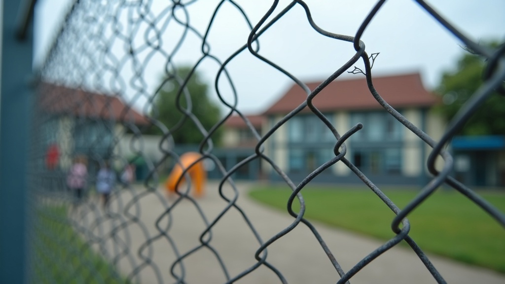 School Yard Chain Link Fence - Residential - Professional Chain Link by Fencing & Gates contractors