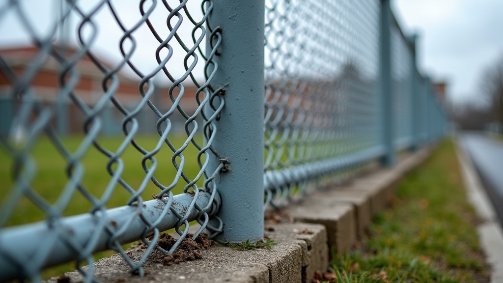 Custom Chain Link Fence Corner Post - Professional Chain Link by Fencing & Gates contractors