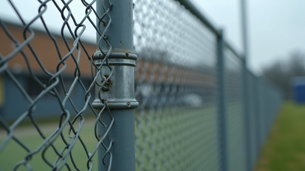 Budget-friendly Chain Link Fence Line Post Detail - Professional Chain Link by Fencing & Gates contractors