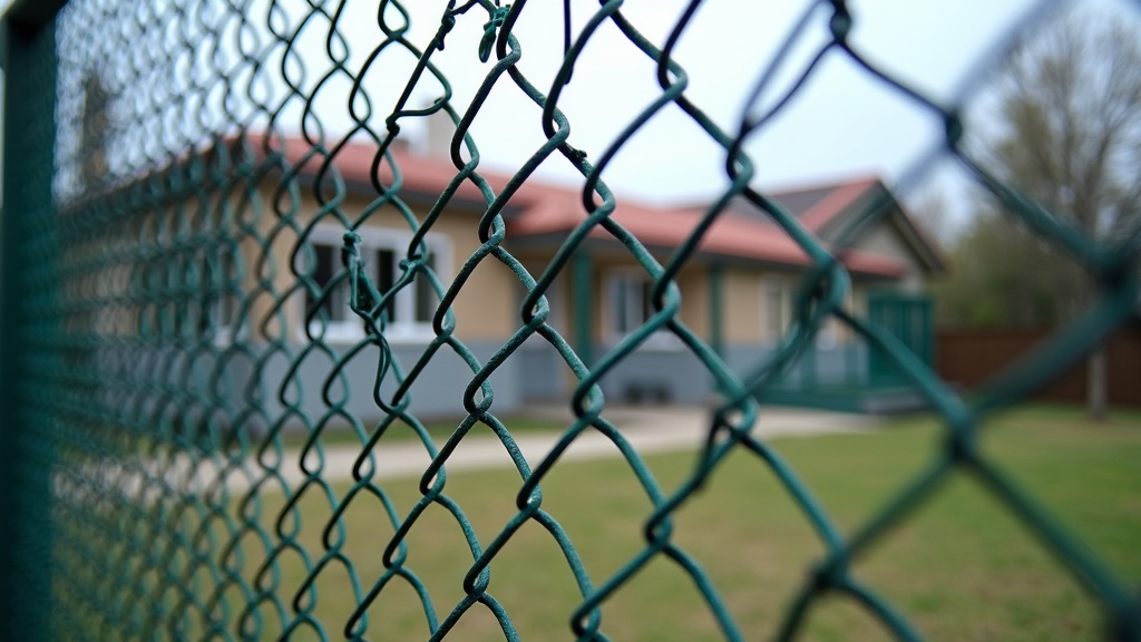 Chain Link Fence Tension Wire - Traditional - Professional Chain Link by Fencing & Gates contractors