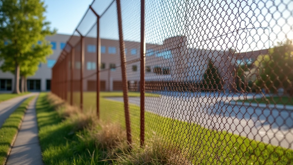 Custom Brown Vinyl Chain Link Fence - Professional Chain Link by Fencing & Gates contractors