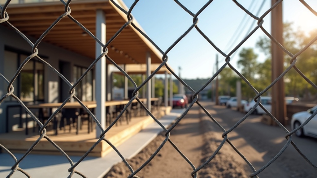 Chain Link Temporary Construction Fence Installation - Professional Chain Link by Fencing & Gates contractors