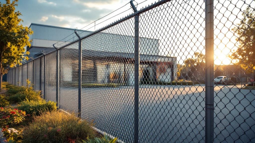 Budget-friendly Commercial Chain Link Security Fence - Professional Chain Link by Fencing & Gates contractors
