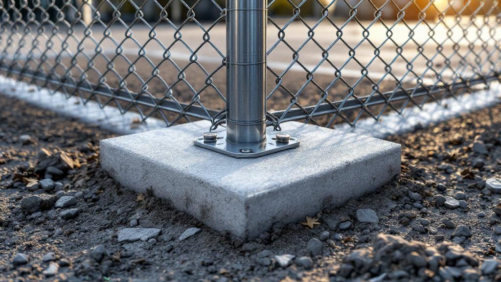 Quality Chain Link Fence Corner Post - Professional Chain Link by Fencing & Gates contractors
