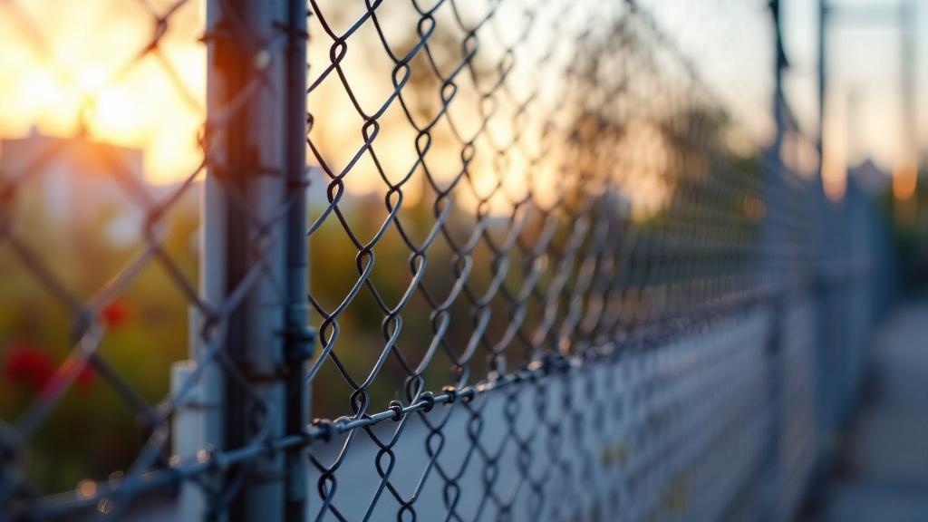 Chain Link Fence Tension Wire - Traditional - Professional Chain Link by Fencing & Gates contractors