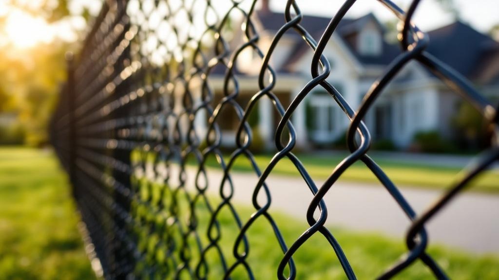 Expert Black Vinyl Chain Link Fence - Professional Chain Link by Fencing & Gates contractors