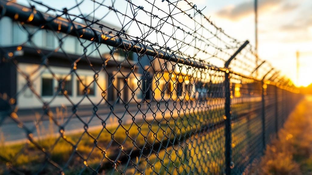 Chain Link Fence with Barbed Wire for Rural Properties - Professional Chain Link by Fencing & Gates contractors