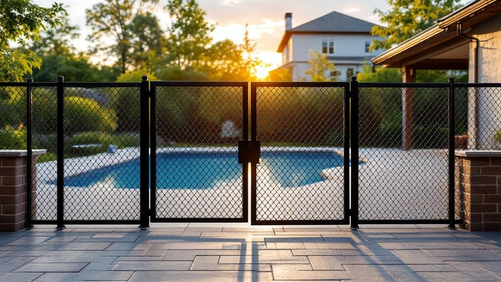 Expert Pool Area Chain Link Fence - Professional Chain Link by Fencing & Gates contractors