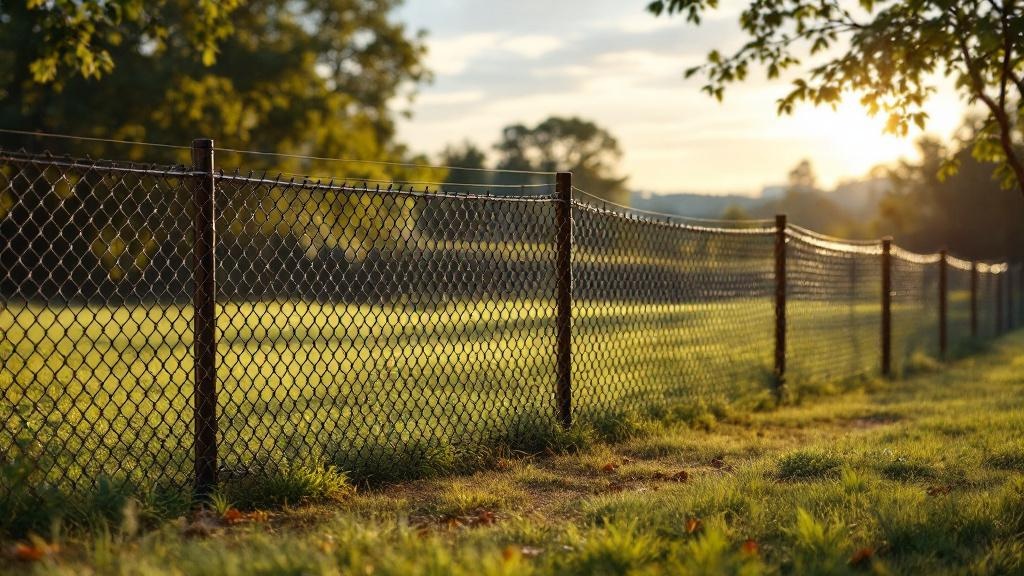 Custom Brown Vinyl Chain Link Fence - Professional Chain Link by Fencing & Gates contractors