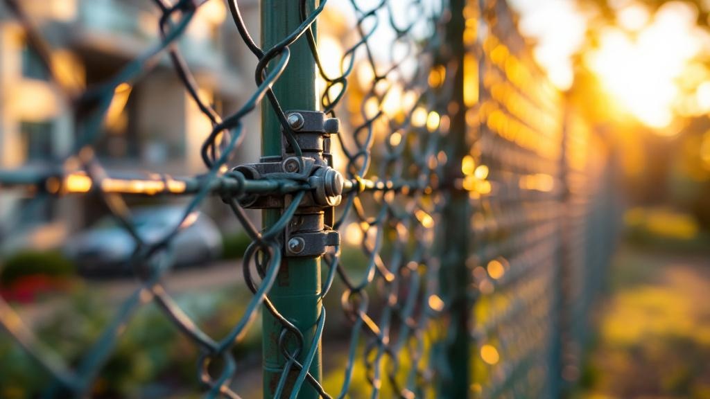 Budget-friendly Chain Link Fence Line Post Detail - Professional Chain Link by Fencing & Gates contractors