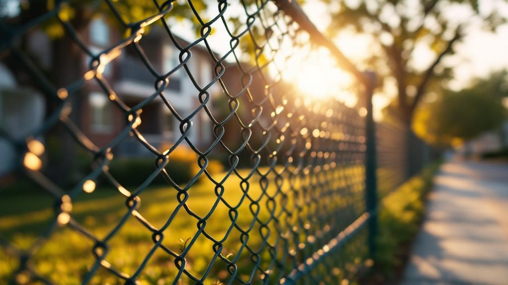 Residential Chain Link Property Line for Apartment Properties - Professional Chain Link by Fencing & Gates contractors