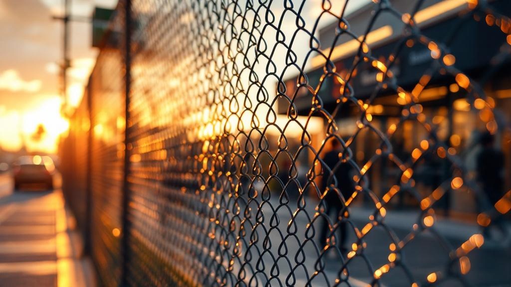 Complete Mini Mesh Chain Link Fence - Professional Chain Link by Fencing & Gates contractors