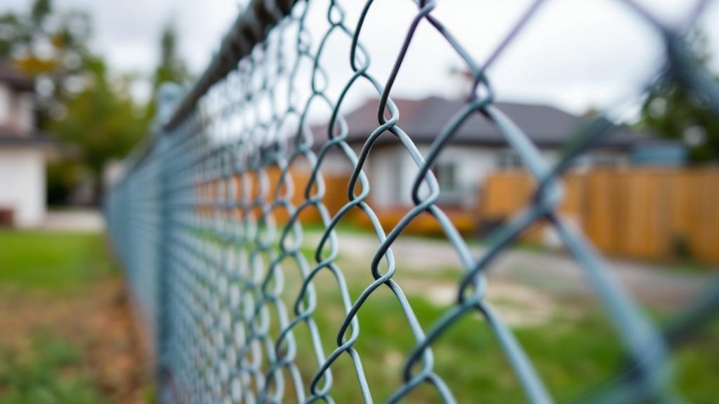 Galvanized Chain Link Fence - Residential - Professional Chain Link by Fencing & Gates contractors
