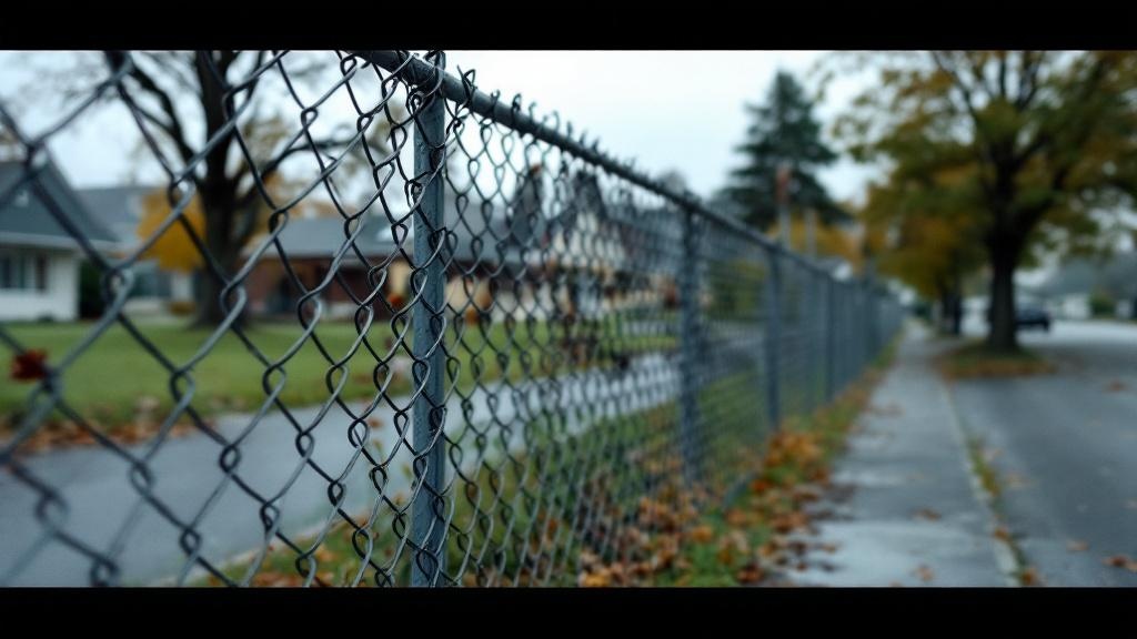 Residential Chain Link Property Line for School Properties - Professional Chain Link by Fencing & Gates contractors