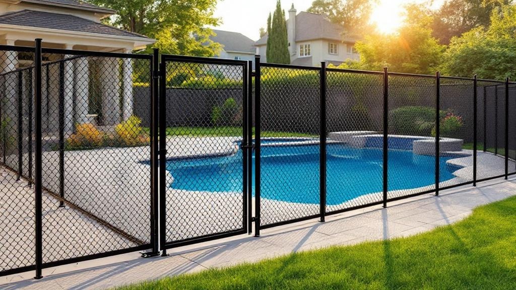 Professional Chain Link Pool Fence - Professional Chain Link by Fencing & Gates contractors