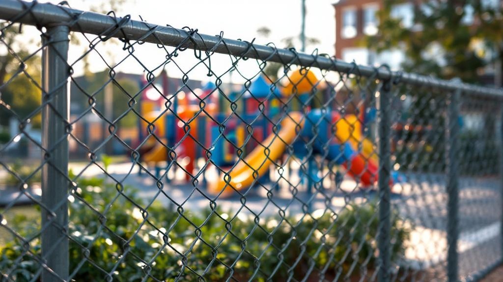 School Playground Chain Link - Residential - Professional Chain Link by Fencing & Gates contractors