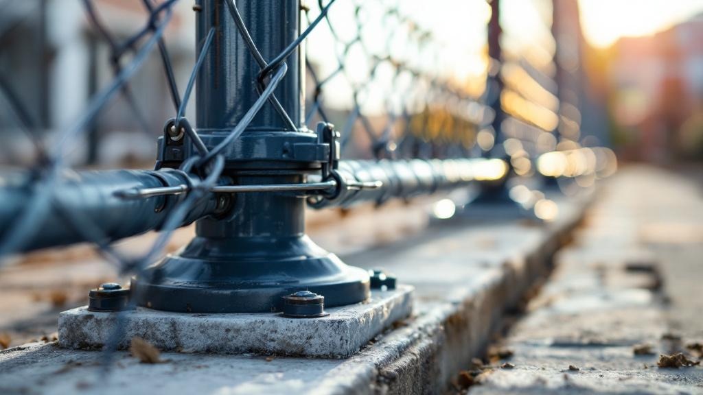 Quality Chain Link Terminal Post Detail - Professional Chain Link by Fencing & Gates contractors