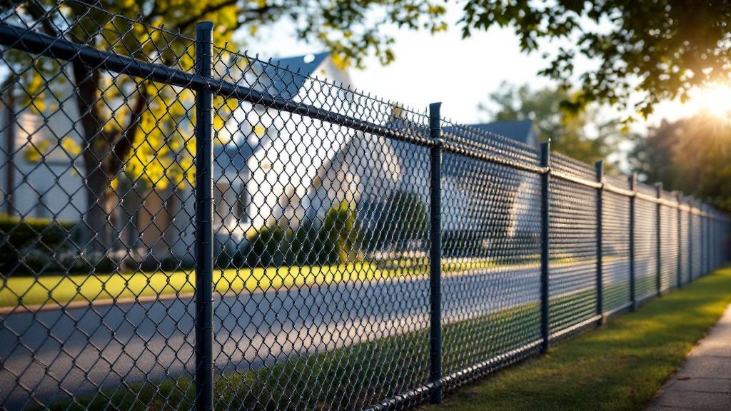 Budget-friendly Commercial Chain Link Security Fence - Professional Chain Link by Fencing & Gates contractors