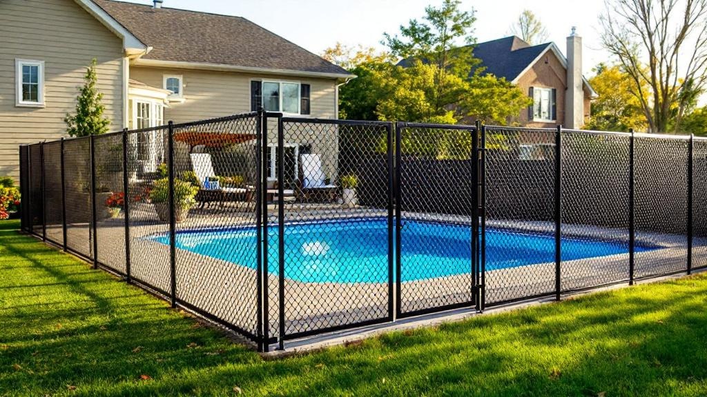 Professional Chain Link Pool Fence - Professional Chain Link by Fencing & Gates contractors