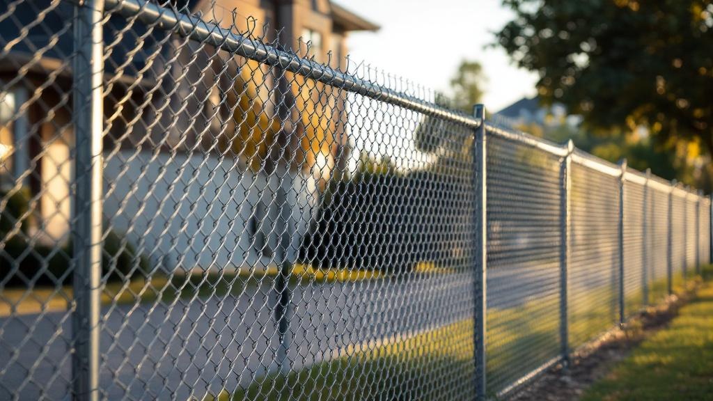 Budget-friendly Commercial Chain Link Security Fence - Professional Chain Link by Fencing & Gates contractors