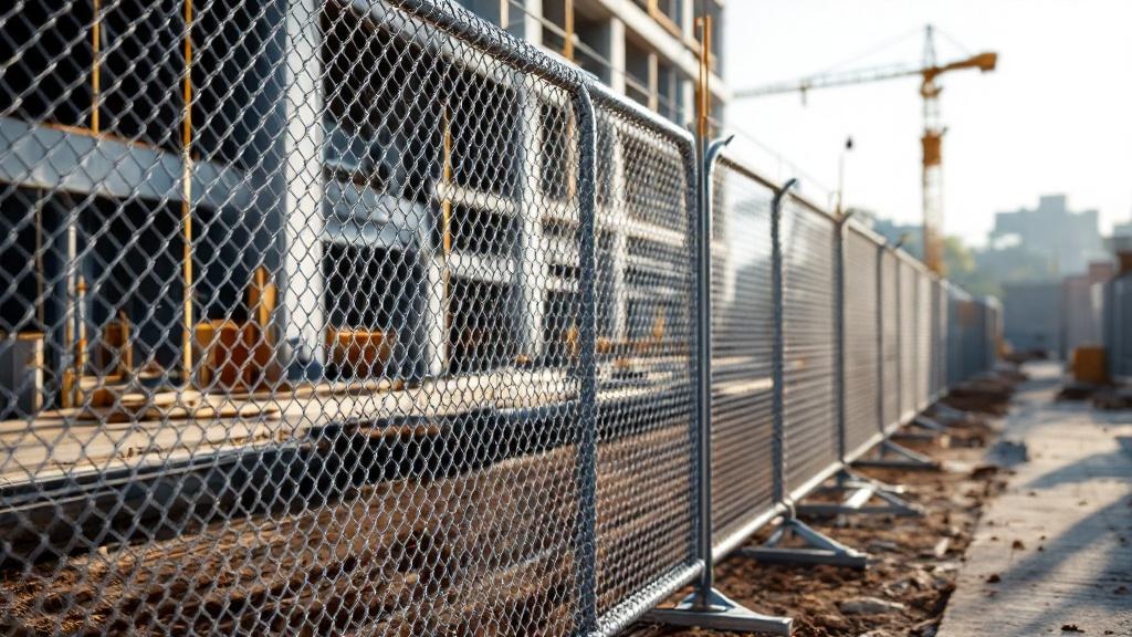 Temporary Construction Fence Project - Professional Chain Link by Fencing & Gates contractors