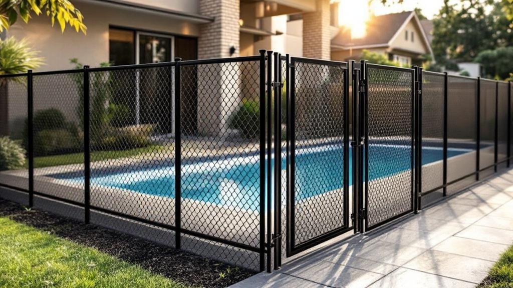 Professional Chain Link Pool Fence - Professional Chain Link by Fencing & Gates contractors