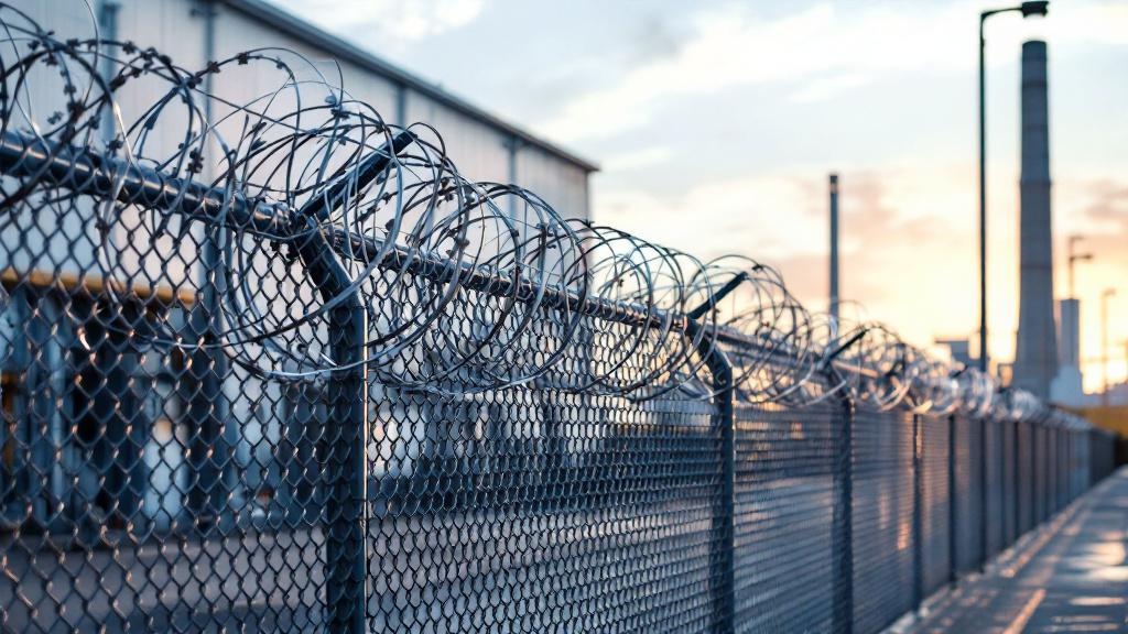 Quality Chain Link with Razor Wire - Professional Chain Link by Fencing & Gates contractors