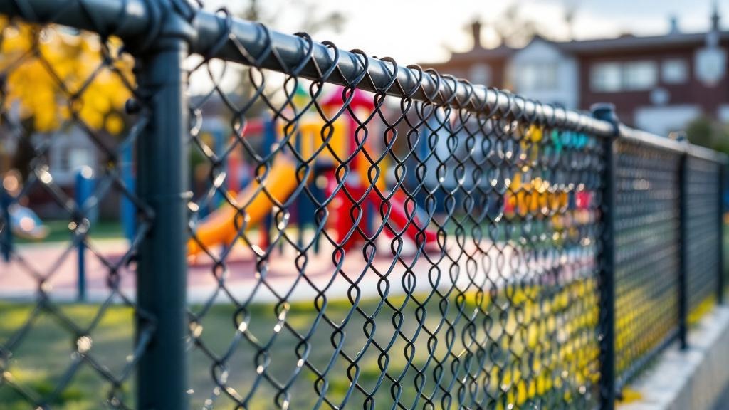 School Playground Chain Link - Residential - Professional Chain Link by Fencing & Gates contractors