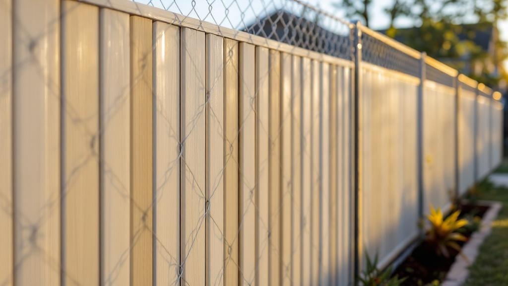 Budget-friendly Chain Link with Privacy Slats - Professional Chain Link by Fencing & Gates contractors