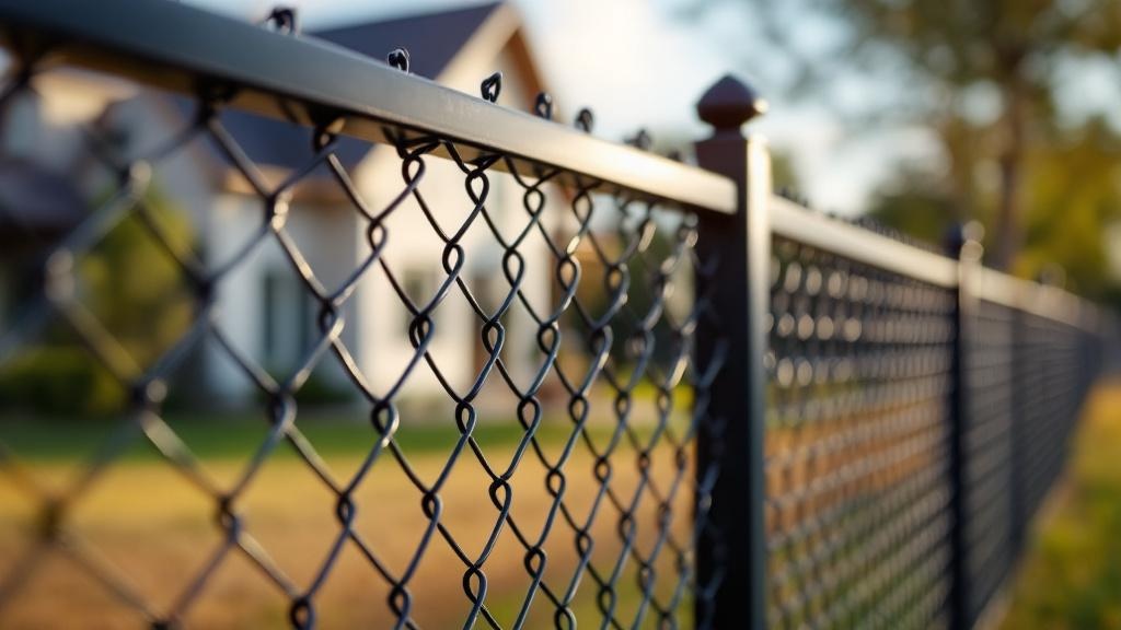 Expert Black Vinyl Coated Chain Link - Professional Chain Link by Fencing & Gates contractors