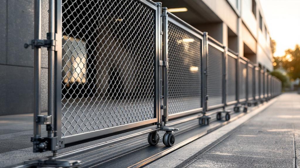 Chain Link Rolling Gate for Urban Properties - Professional Chain Link by Fencing & Gates contractors