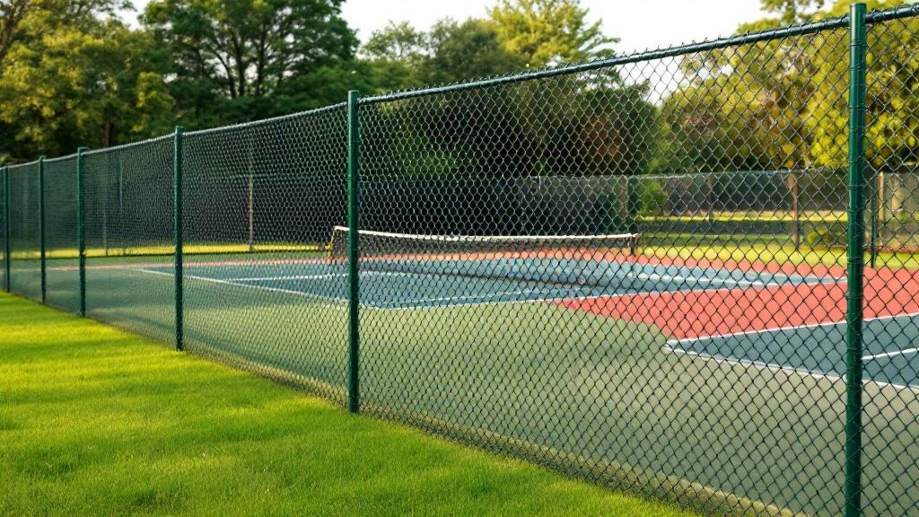 Tennis Court Chain Link - Traditional - Professional Chain Link by Fencing & Gates contractors