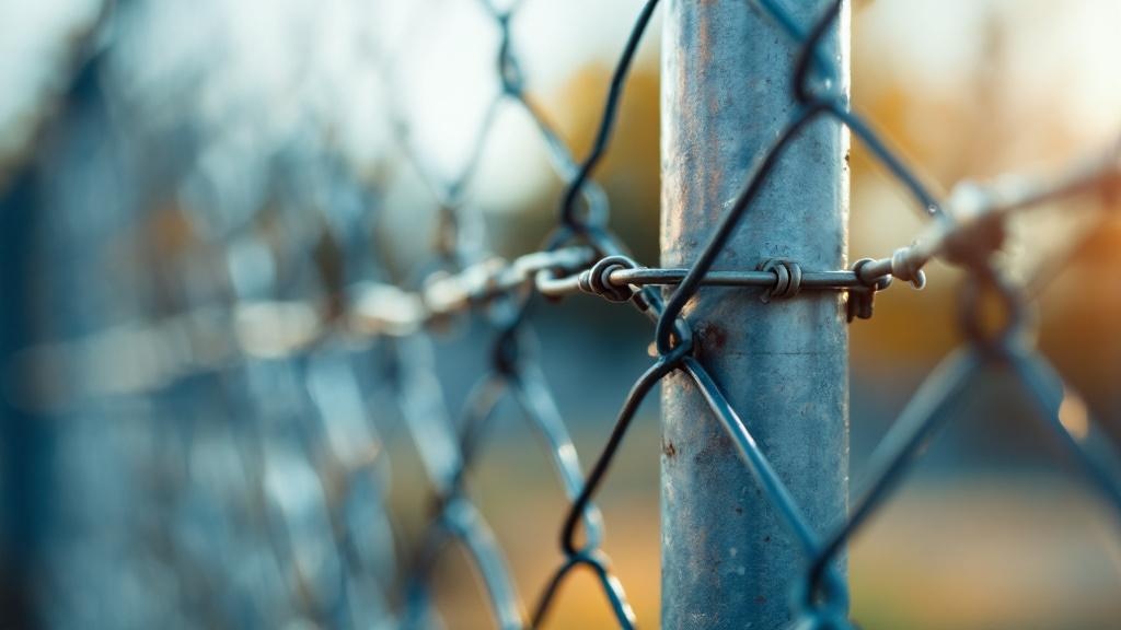 Chain Link Fence Line Post Project - Professional Chain Link by Fencing & Gates contractors