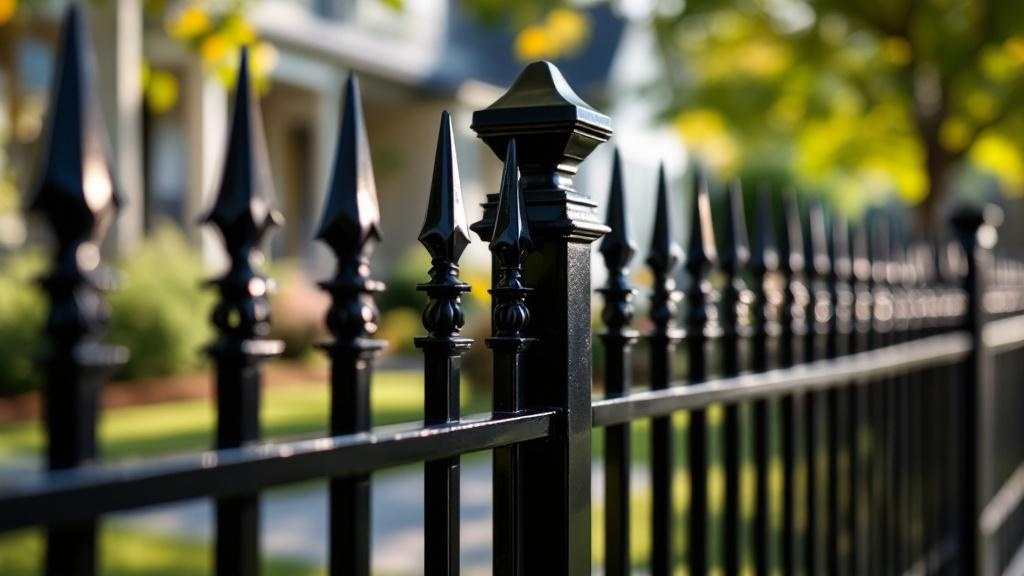 Professional Iron Fence with Spear Tops - Professional Ornamental Iron by Fencing & Gates contractors