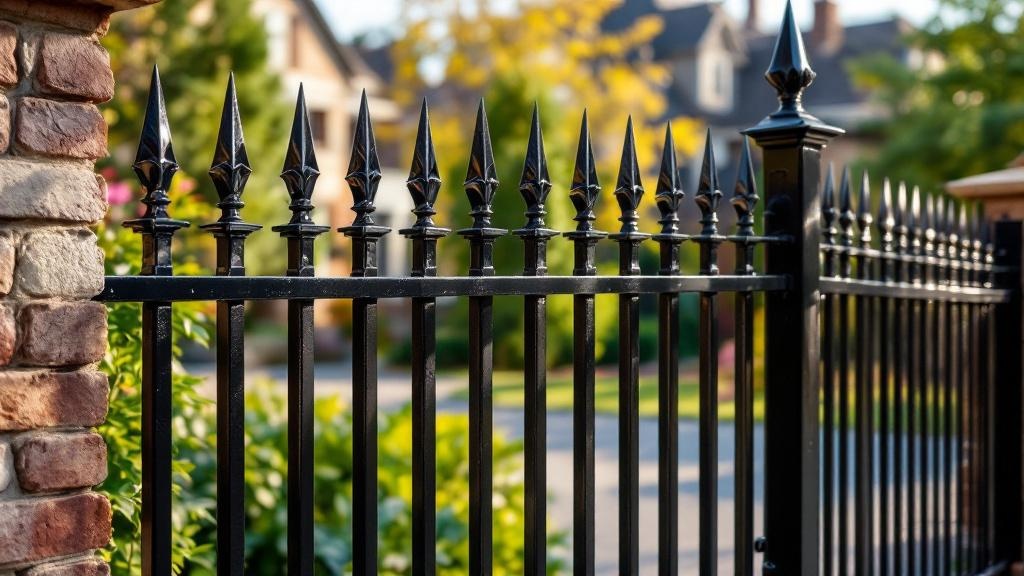 Professional Iron Fence with Spear Tops - Professional Ornamental Iron by Fencing & Gates contractors