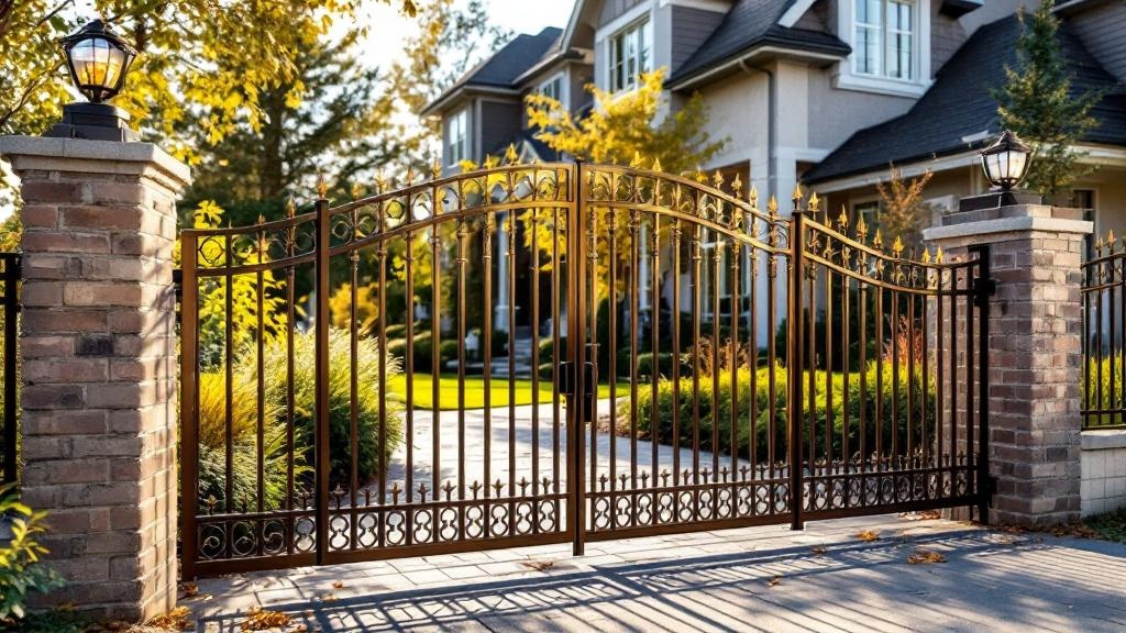 Bronze Ornamental Iron Fence for Suburban Properties - Professional Ornamental Iron by Fencing & Gates contractors