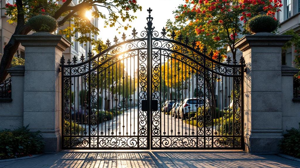Quality Ornamental Iron Arched Gate - Professional Ornamental Iron by Fencing & Gates contractors