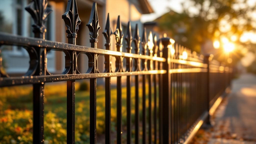 Bronze Ornamental Iron Fence for Rural Properties - Professional Ornamental Iron by Fencing & Gates contractors