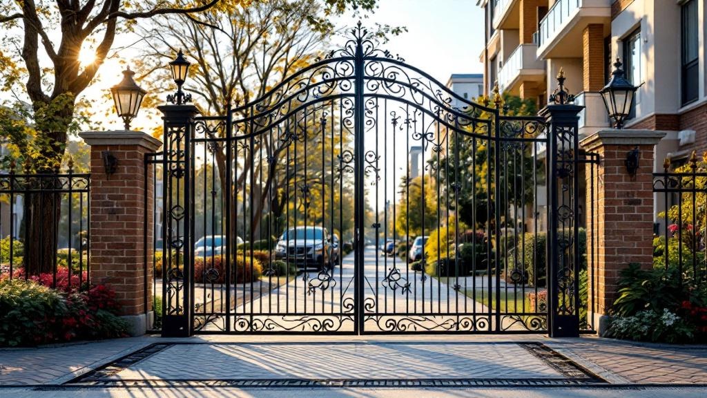 Premium Ornamental Iron Pedestrian Gate - Professional Ornamental Iron by Fencing & Gates contractors