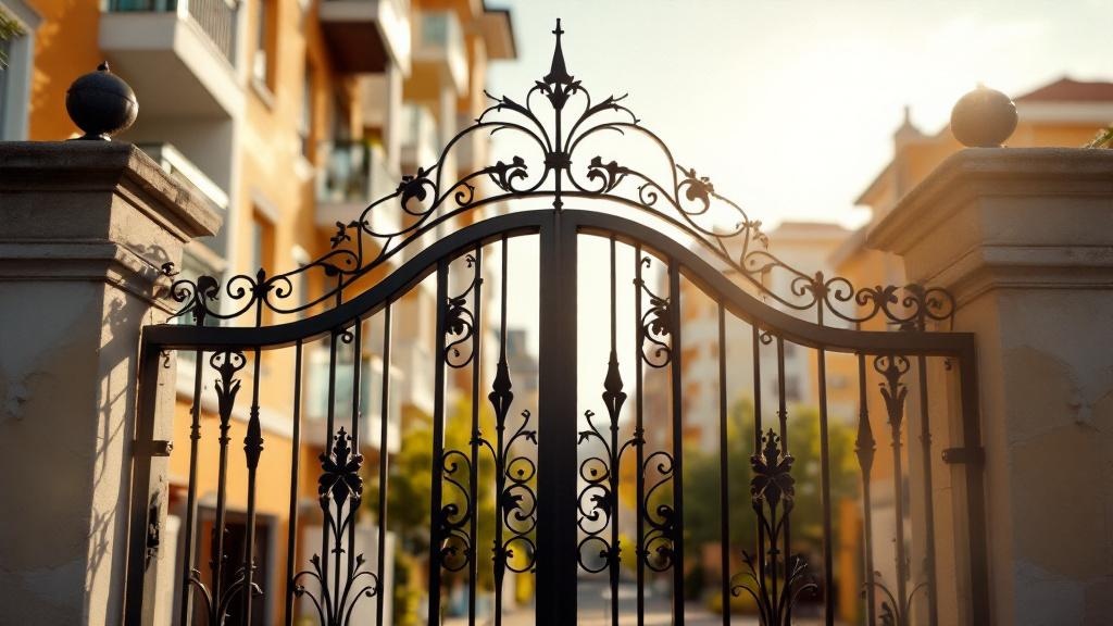 Premium Ornamental Iron Arched Gate - Professional Ornamental Iron by Fencing & Gates contractors