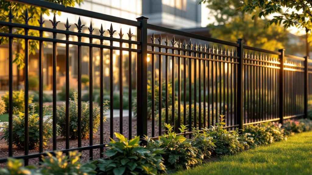 Custom Iron Fence Garden Border - Professional Ornamental Iron by Fencing & Gates contractors