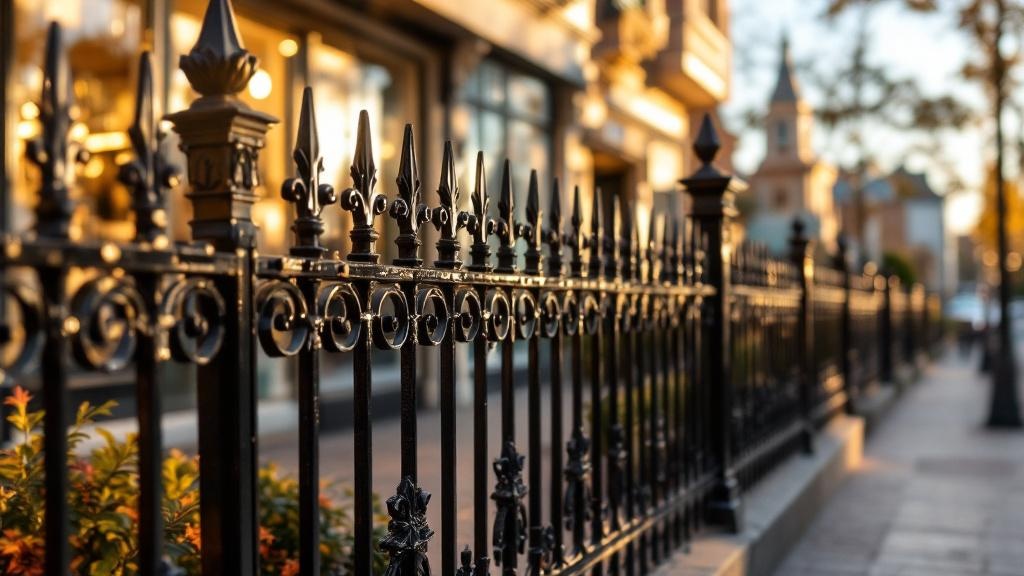 Historic Iron Fence Restoration for Retail Properties - Professional Ornamental Iron by Fencing & Gates contractors