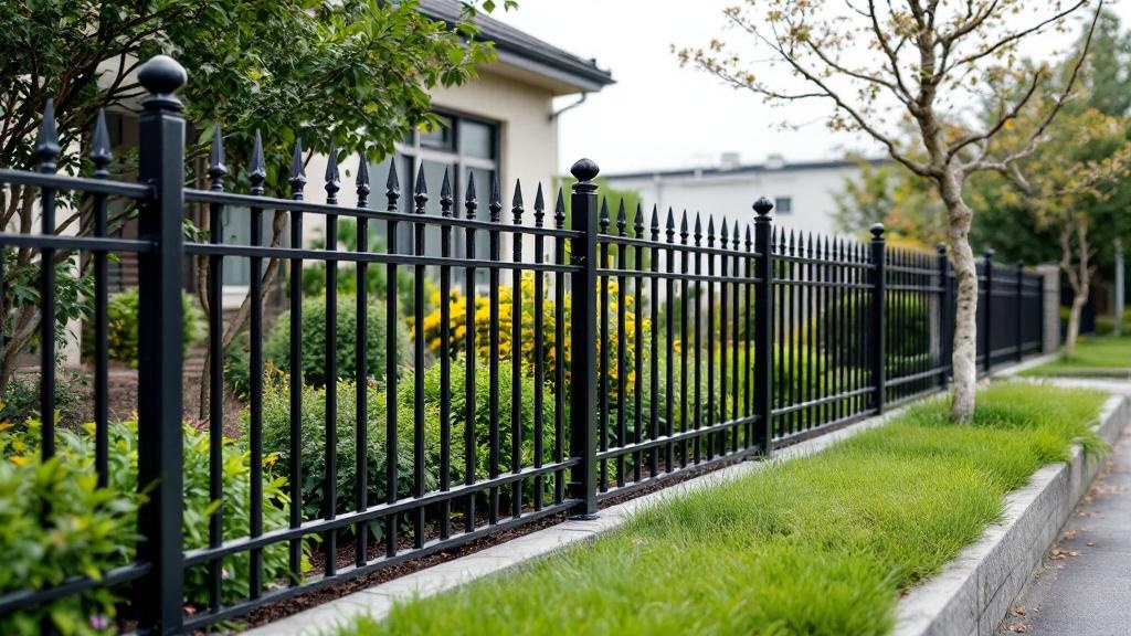 Custom Iron Fence Garden Border - Professional Ornamental Iron by Fencing & Gates contractors