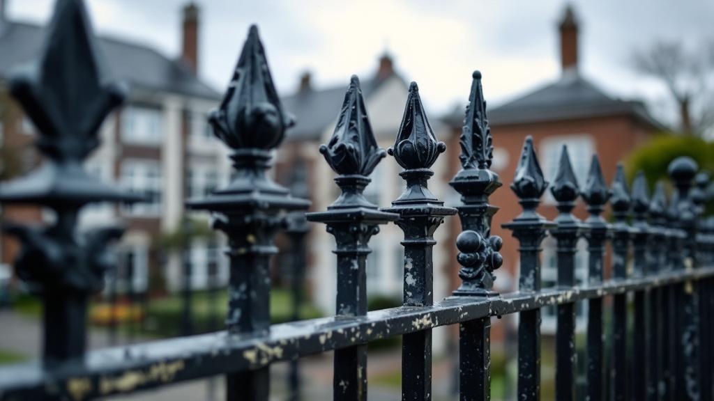Iron Fence Ball Top Finials Project - Professional Ornamental Iron by Fencing & Gates contractors
