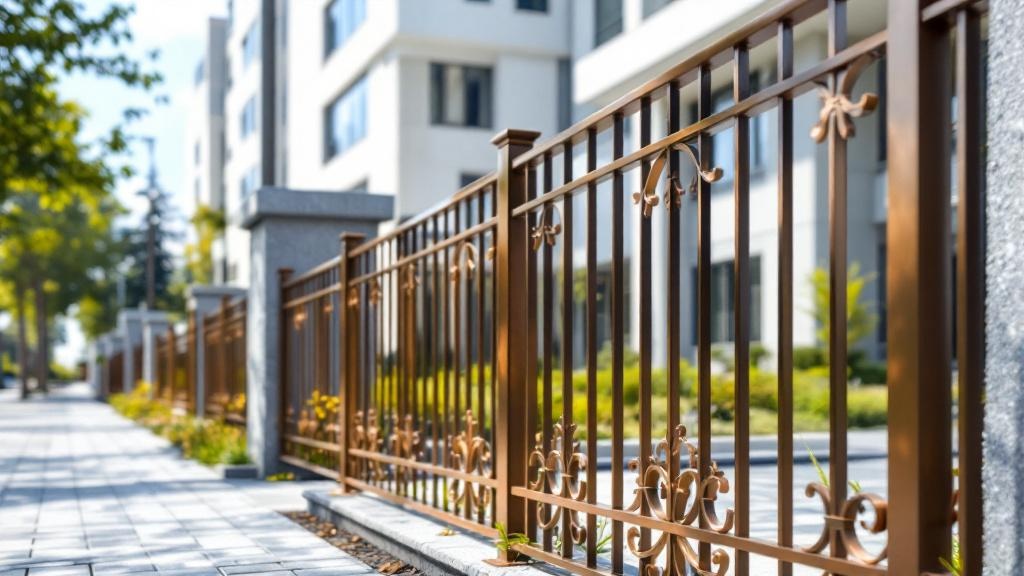 Bronze Ornamental Iron Fence for Hospital Properties - Professional Ornamental Iron by Fencing & Gates contractors