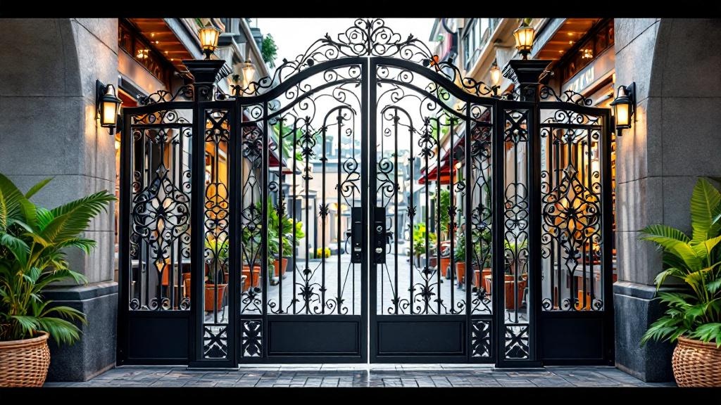 Featured Ornamental Iron Pedestrian Gate - Professional Ornamental Iron by Fencing & Gates contractors